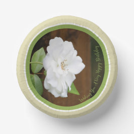 Cuencos De Papel Floral de jardín elegante