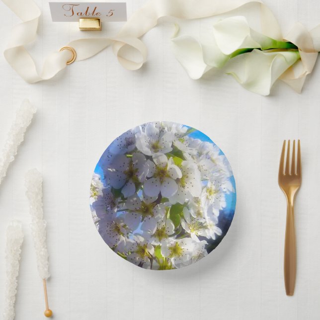 Cuencos De Papel Flores de oído (Boda)