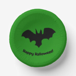 Cuencos De Papel Flying Bat on Green