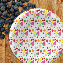 Cuencos De Papel Fruta Dos-tti Frutti 2do Cumpleaños