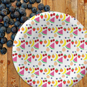 Cuencos De Papel Fruta Dos-tti Frutti 2do Cumpleaños