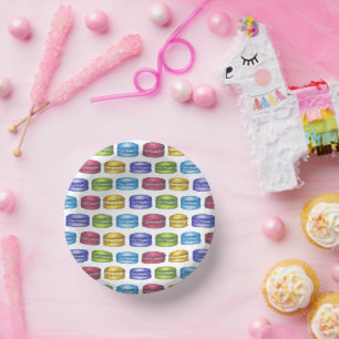 Cuencos De Papel Galleta de Macarón Francés Pastel Cumpleaños Nupci