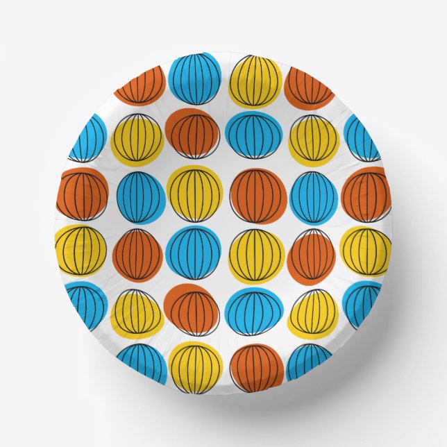 Cuencos De Papel Globe Multi (Anverso)