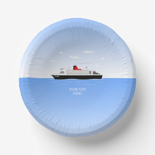 Cuencos De Papel Gran Fiesta de Pool (Anverso)