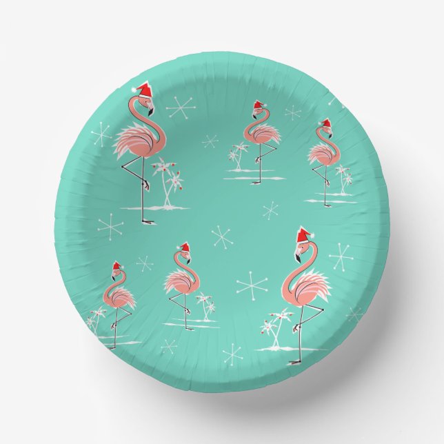 Cuencos De Papel Grupo Flamingo navidades (Anverso)