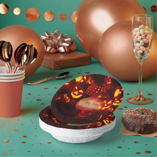 Cuencos De Papel Halloween (Multi)