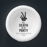 Cuencos De Papel Hasta La Muerte, Fiesta Skeleton Bachelorette<br><div class="desc">¡Esto es hasta la muerte de nuestro Fiesta Gothic Spooky Skeleton Bachelorette Party Bowls!</div>
