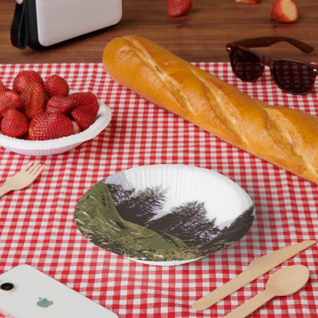 Cuencos de papel High Mountain Paradise (Picnic)