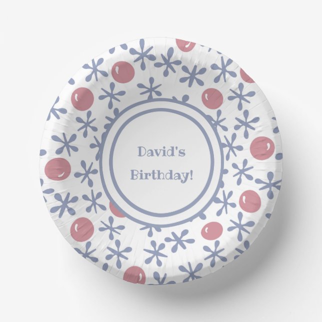 Cuencos De Papel Juego de Jotas divertidas para niños Cumpleaños (Anverso)