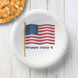 Cuencos De Papel July 4th
