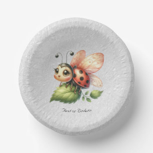 Cuencos De Papel Ladybug Paper Bowl
