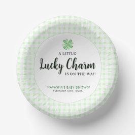 Cuencos De Papel Little Lucky Charm St Patrick's Baby Shower