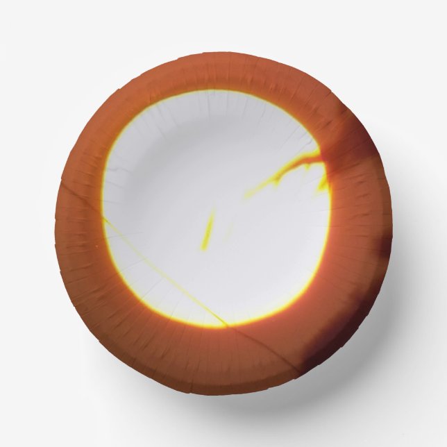 Cuencos De Papel Luna completa encantada de 7 pulgadas (Anverso)