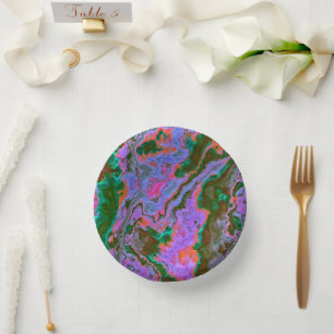 Cuencos De Papel Marble agrio