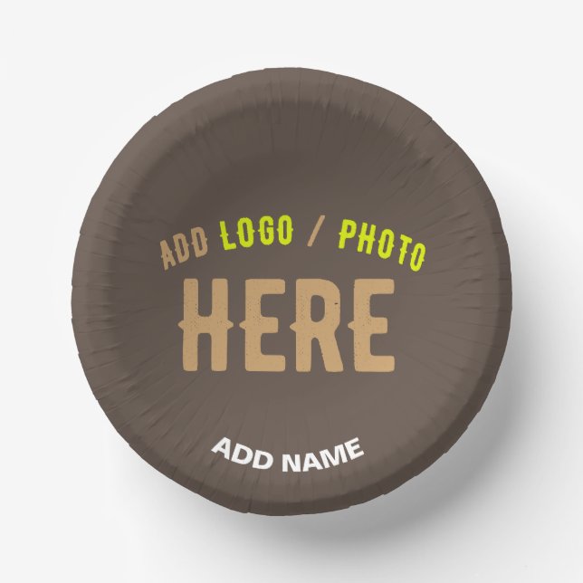 CUENCOS DE PAPEL MARCA VERIFICADA DE CAFÉ DE PERSONALIZABLE ESTILO  (Anverso)