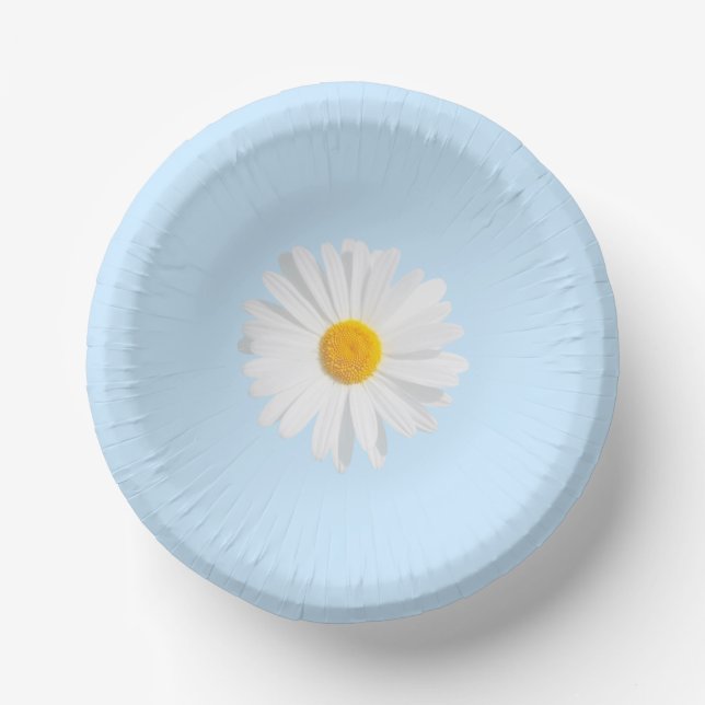 Cuencos De Papel margarita blanca (Anverso)