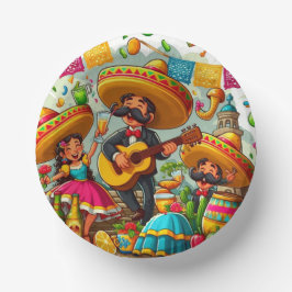 Cuencos De Papel Mariachi