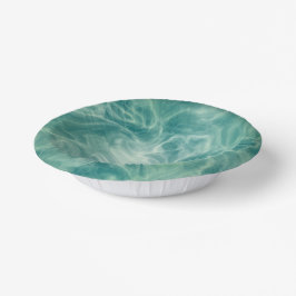 Cuencos De Papel Mármol verde