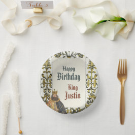 Cuencos De Papel Medieval Renaissance King Birthday 