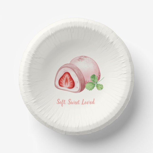 Cuencos De Papel Mochi-sweet and full of love! (Anverso)