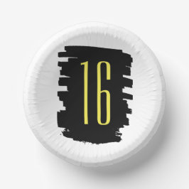 Cuencos De Papel Moderno tazón de papel para fiestas de 16 años