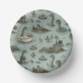 Cuencos De Papel Monstruo del Lago Ness 