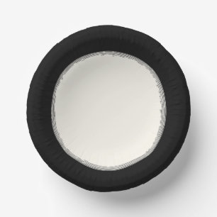 Cuencos De Papel Negro