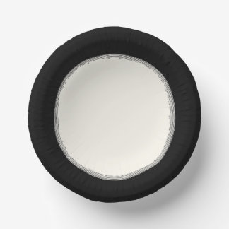 Cuencos De Papel Negro