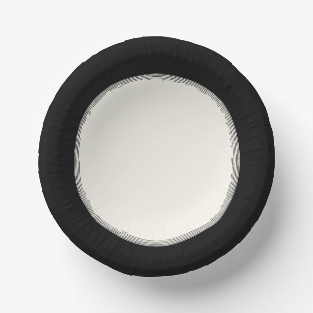 Cuencos De Papel Negro (Anverso)