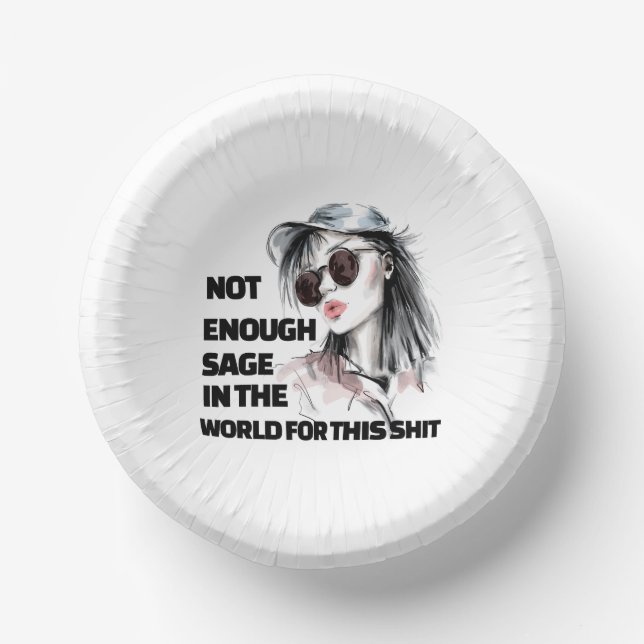 Cuencos De Papel No es suficiente sabio (Anverso)