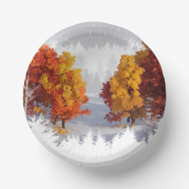 Cuencos De Papel Otoño