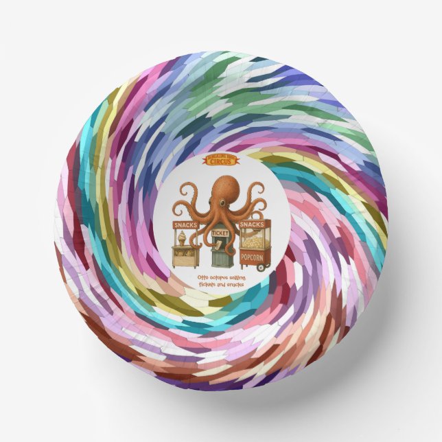 Cuencos De Papel Otto’s circus snack shack (Anverso)