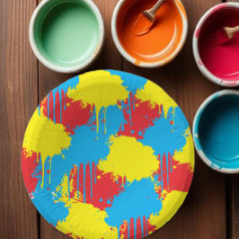 Cuencos De Papel Painting Party Kids Birthday