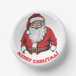 Cuencos De Papel Papá Noel