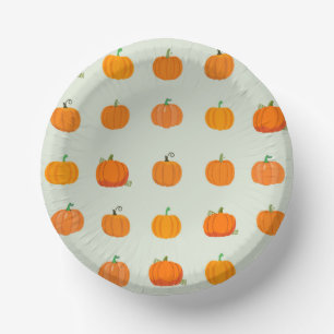 Cuencos De Papel Parche de Calabaza