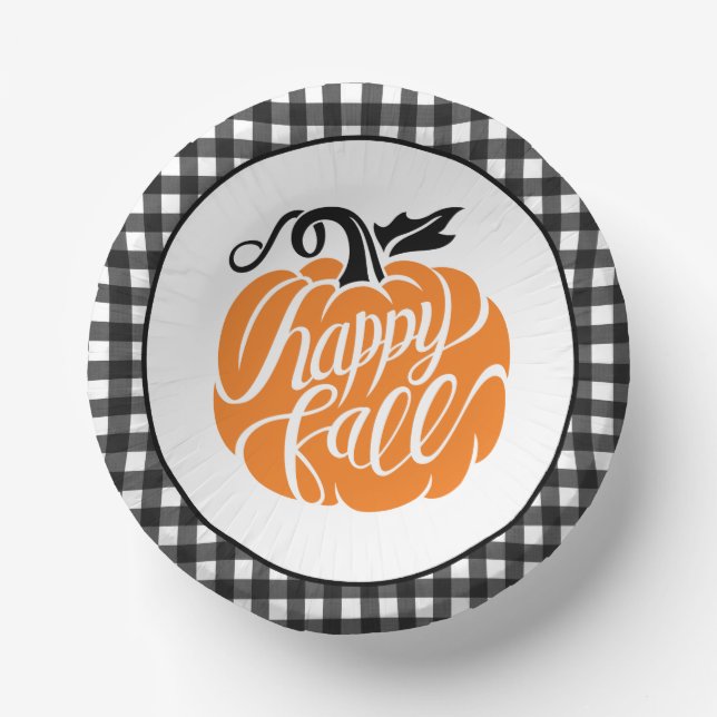 Cuencos De Papel Parche de calabaza para granjas (Anverso)