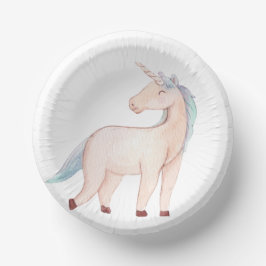 Cuencos De Papel Partido de Cumpleaños de Unicornio
