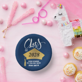 Cuencos De Papel Partido de Graduación Elegante de Grado de Oro min