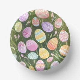 Cuencos De Papel Pastel Easter Eggs | Beautiful Spring Watercolor