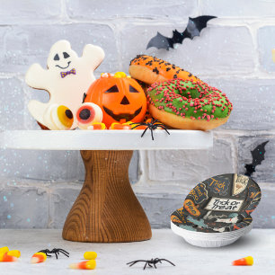 Cuencos De Papel Patrón de Halloween