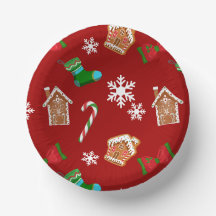 Patrón de Navidad Rojo
