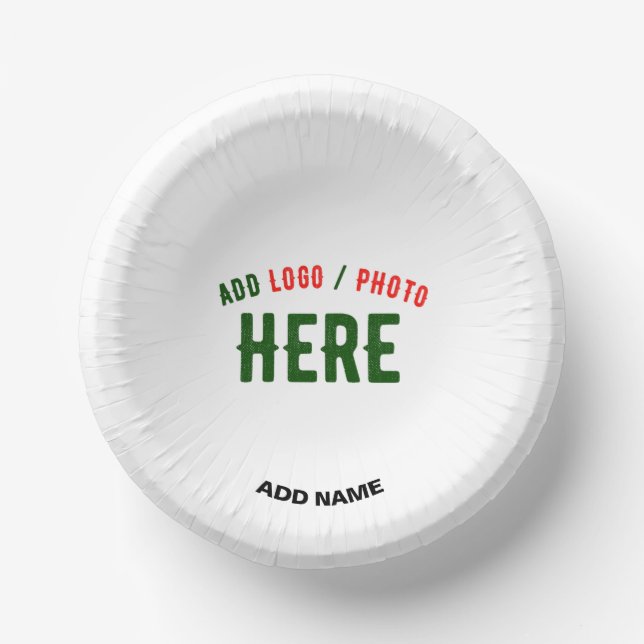 CUENCOS DE PAPEL PERSONALIZABLE MODERNO ESTILO BLANCO VERIFICADO MA (Anverso)