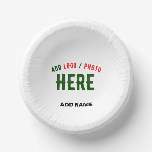 CUENCOS DE PAPEL PERSONALIZABLE MODERNO ESTILO BLANCO VERIFICADO MA (Anverso)