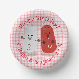 Cuencos De Papel Personalizado de putas de sal y pimienta alegres