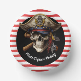 Cuencos De Papel Pirate Captain