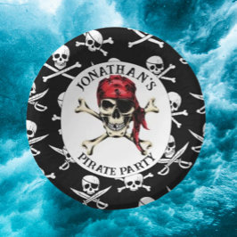 Cuencos De Papel Pirate JOLLY ROGER