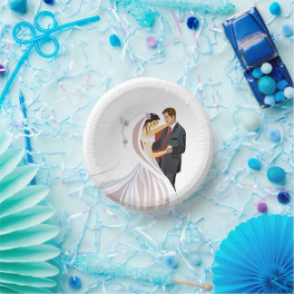 Cuencos De Papel Placa de papel boda
