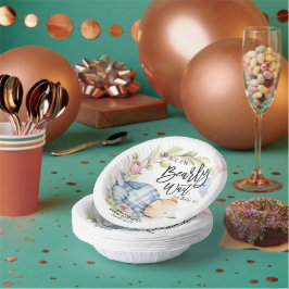 Cuencos De Papel Podemos Esperar A Que El Niño Teddy Bear Baby Show