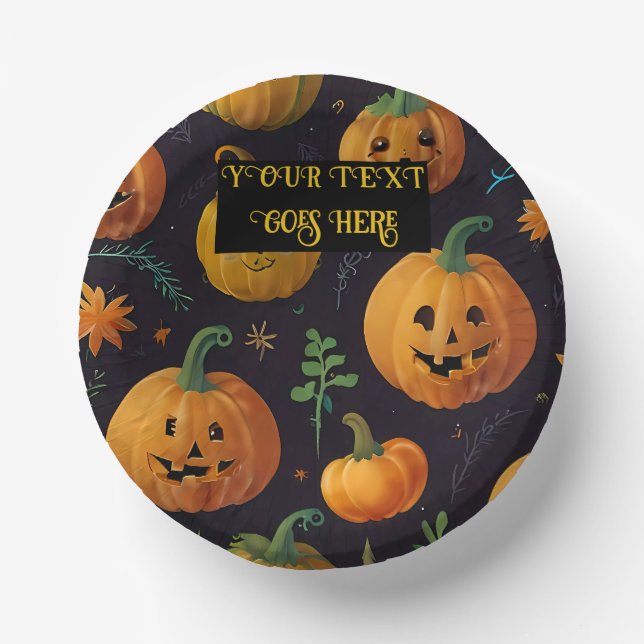 Cuencos De Papel Portátil de fotos espirales (Anverso)