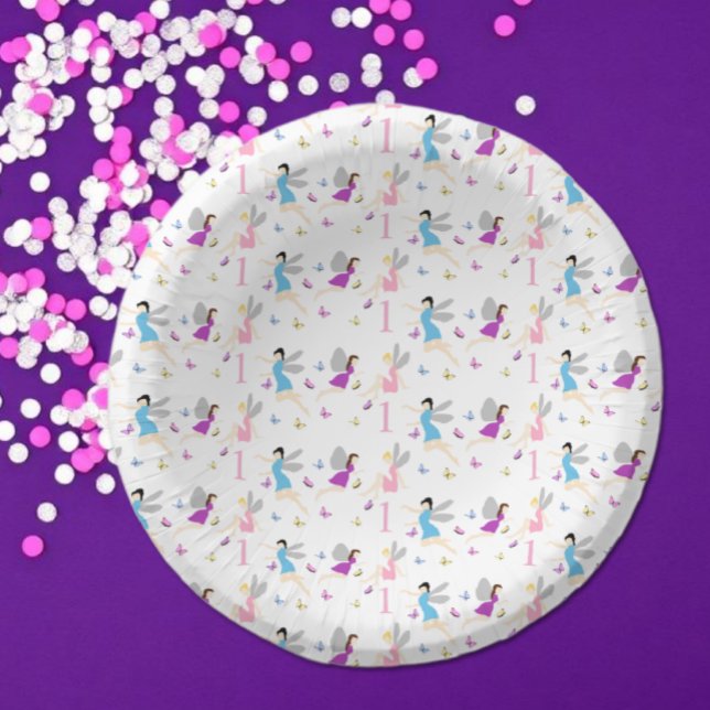 Cuencos De Papel Primer cumpleaños de hada (Subido por el creador)